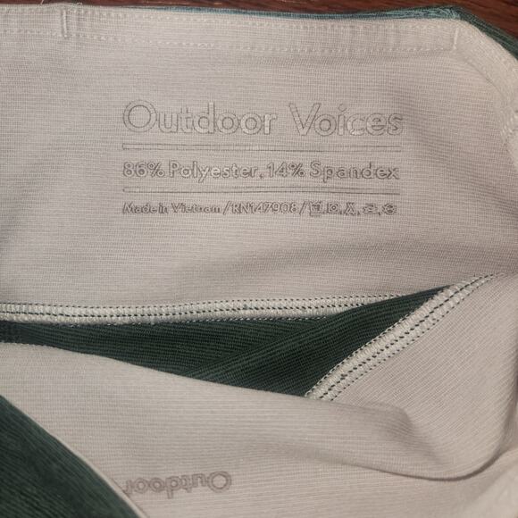 Outdoor Voices Springs 7/8 Length Color block Leggings, Size Small - Picture 5 of 5